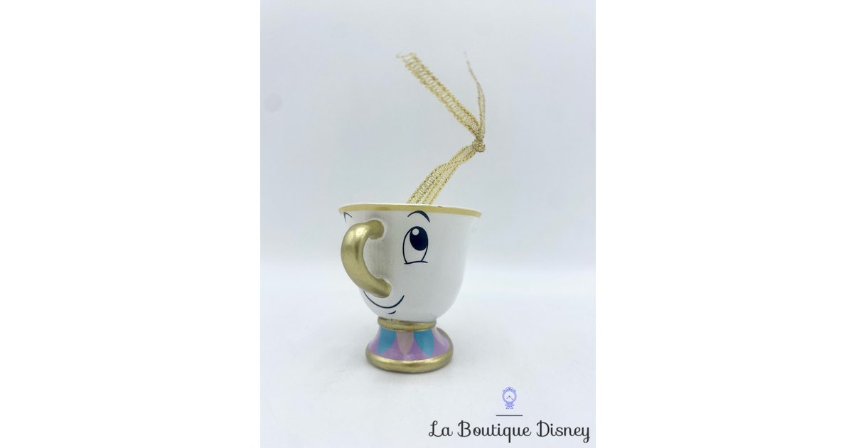 Ornement Noël Zip Disney La belle et la bête tasse boule suspension